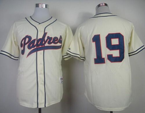Padres #19 Tony Gwynn Cream 1948 Turn Back The Clock Stitched MLB Jersey - Click Image to Close